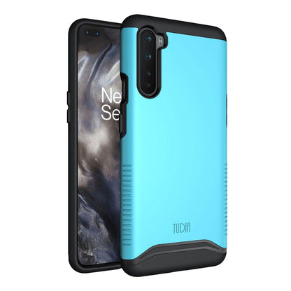Blue MERGE Heavy Duty Dual Layer Case for OnePlus Nord – Rugged Shockproof Slim Protective Phone Cover