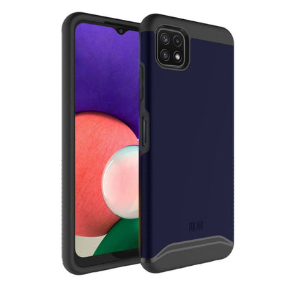 Indigo Blue Heavy Duty Dual Layer Case for Samsung Galaxy A22 5G (2021) – Rugged Shockproof Protective Phone Cover