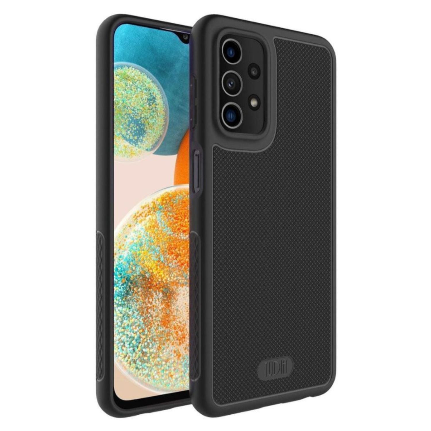 Samsung Galaxy A23 5G and 4G LTE phone case by LINNGrip in black, ultra slim non-slip design, durable protective cover for Samsung A23