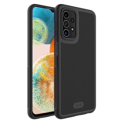 Samsung Galaxy A23 5G and 4G LTE phone case by LINNGrip in black, ultra slim non-slip design, durable protective cover for Samsung A23