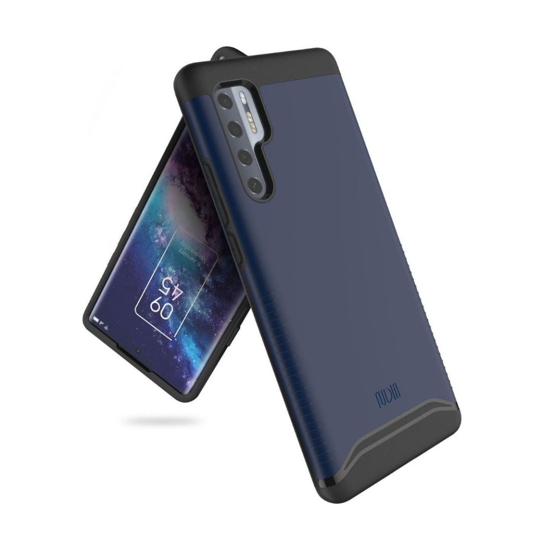 TCL 20 Pro 5G Heavy Duty Dual Layer Case – MERGE Series, Indigo Blue Protective Cover