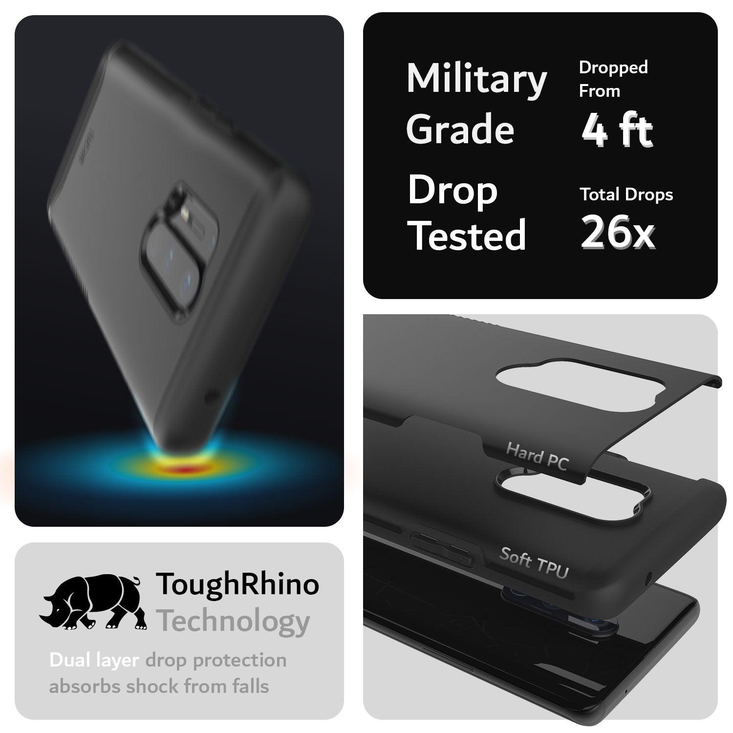 TUDIA Dual Layer Heavy Duty Case for OnePlus 8 Pro – Military Grade Drop Tested Shockproof Protective Cover