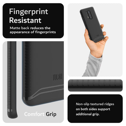 TUDIA Merge Case for OnePlus 8 Pro – Dual Layer Heavy Duty Protection with Fingerprint-Resistant Matte Finish