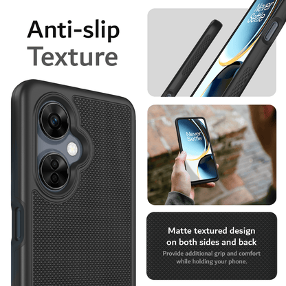 TUDIA OnePlus Nord N30 5G MergeGrip Case – DualShield Heavy Duty Anti-Slip Protective Phone Cover