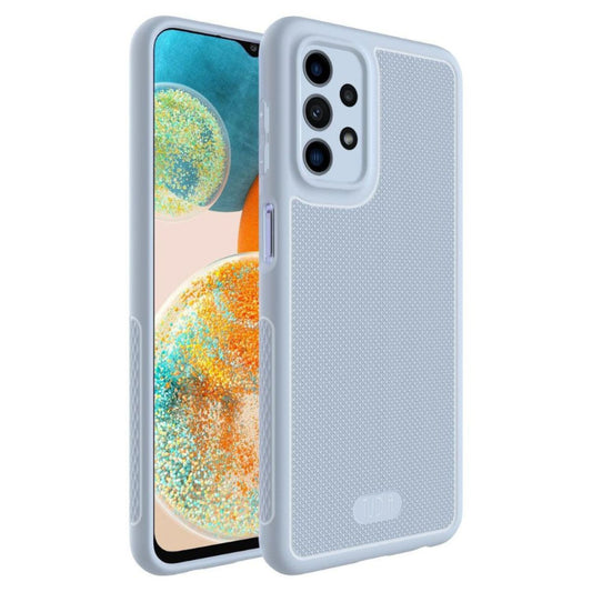 Samsung Galaxy A23 5G and 4G LTE phone case LINNGrip ultra slim non-slip grip protective cover in bay blue color