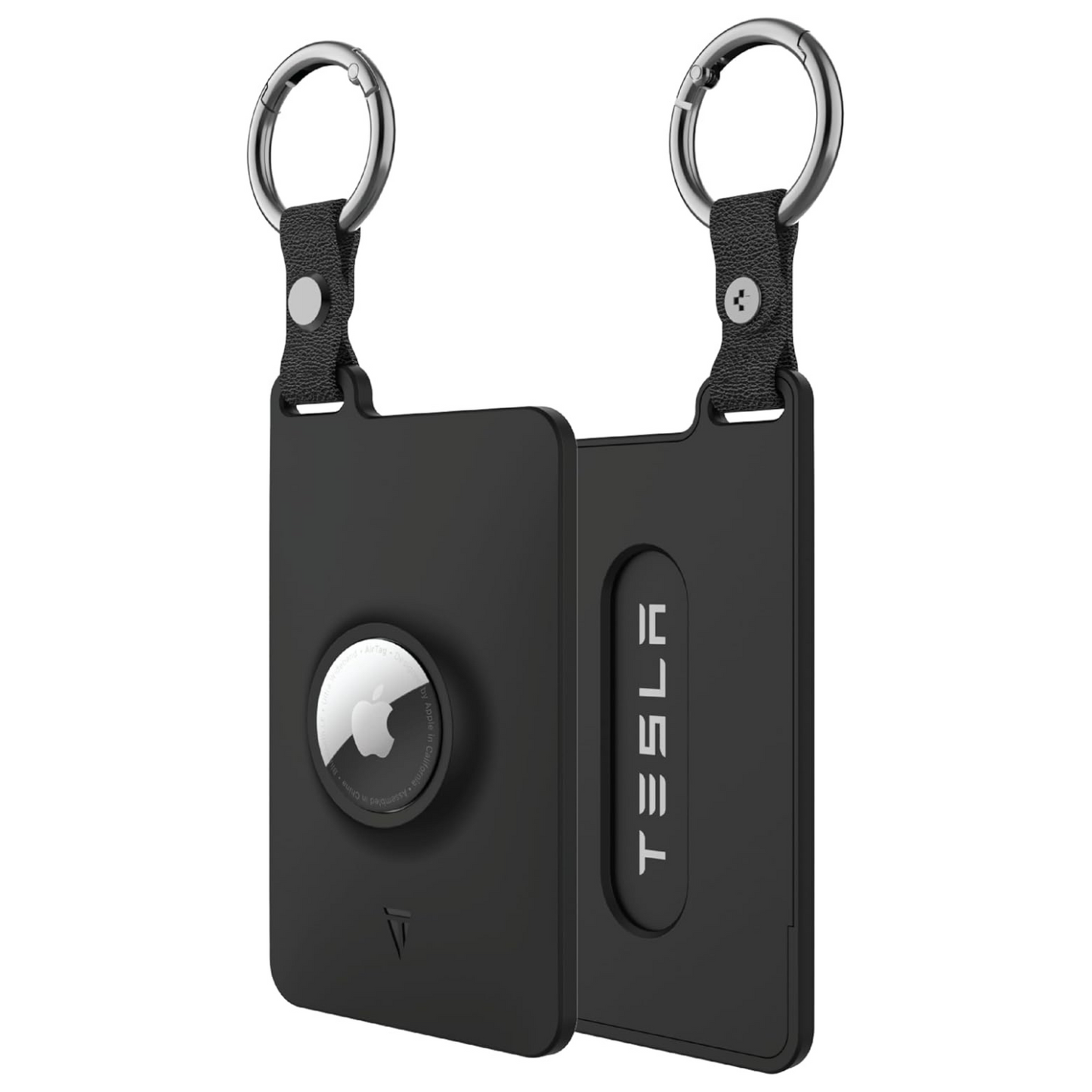 Card Holder Case Designed for Tesla Key Card with Airtag Slot - [2 Pack] KeyCard Cover for Model 3 Y S X Cybertruck