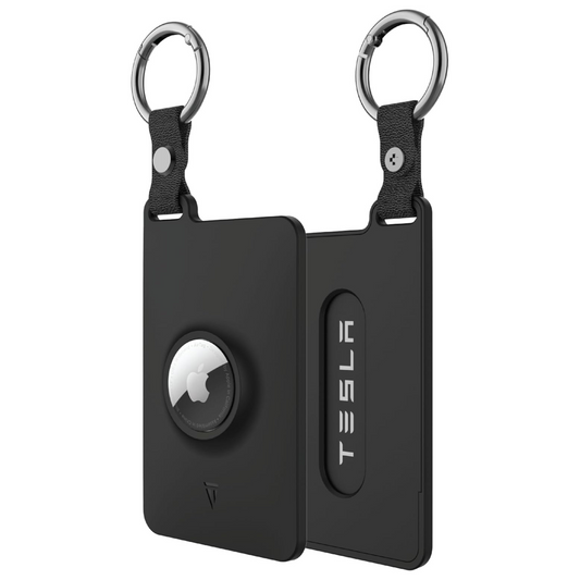 Card Holder Case Designed for Tesla Key Card with Airtag Slot - [2 Pack] KeyCard Cover for Model 3 Y S X Cybertruck