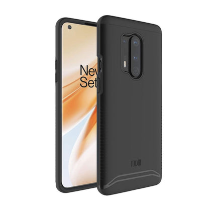 Jet Black Heavy Duty Dual Layer MERGE Case for OnePlus 8 Pro – Rugged Shockproof Protective Phone Cover