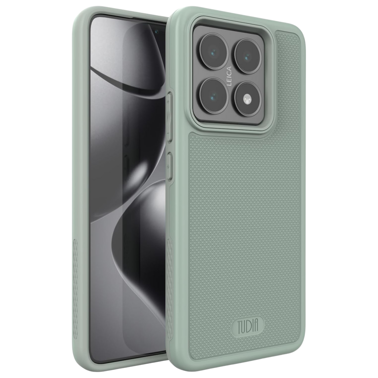 Green Lily MergeGrip Heavy Duty Case for Xiaomi 14T 5G (2024) – Durable Shockproof Protective Phone Cover