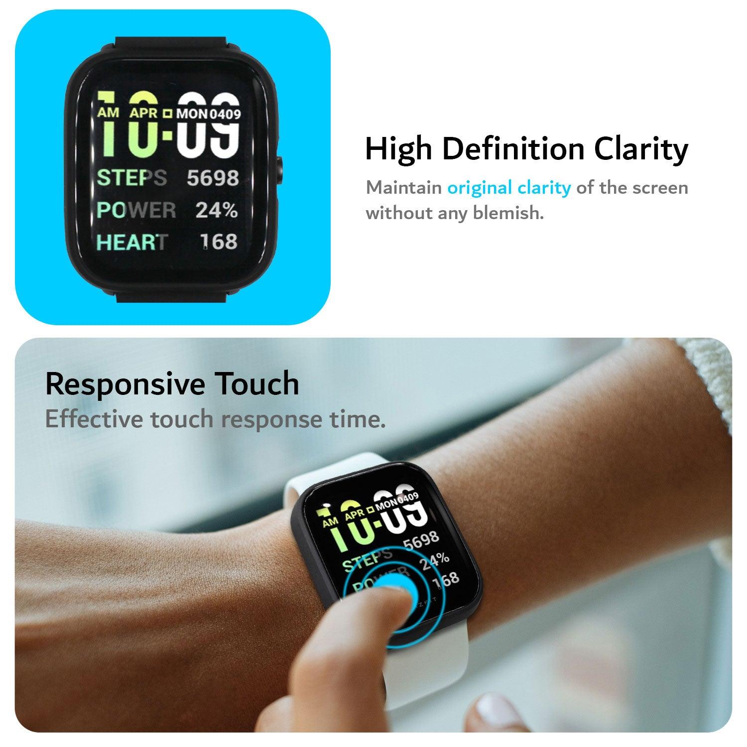 TUDIA Protective Case with Screen Protector Compatible with AMAZFIT GTS 2 Mini Watch - TUDIA Products