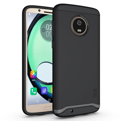 Motorola Moto G6 heavy duty dual layer case in jet black – shockproof protective phone cover by MERGE