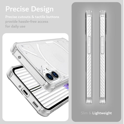 SKN Clear Frosted Thin TPU Case for Nothing Phone (1) – SKN Series with Precise Cutouts and Responsive Buttons