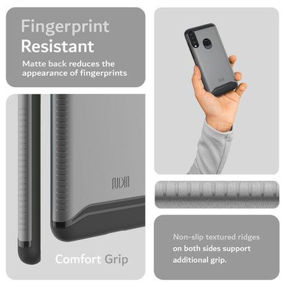 TUDIA MergeGrip Heavy Duty Dual Layer Fingerprint Resistant Case for BLU V90 / BLU G80