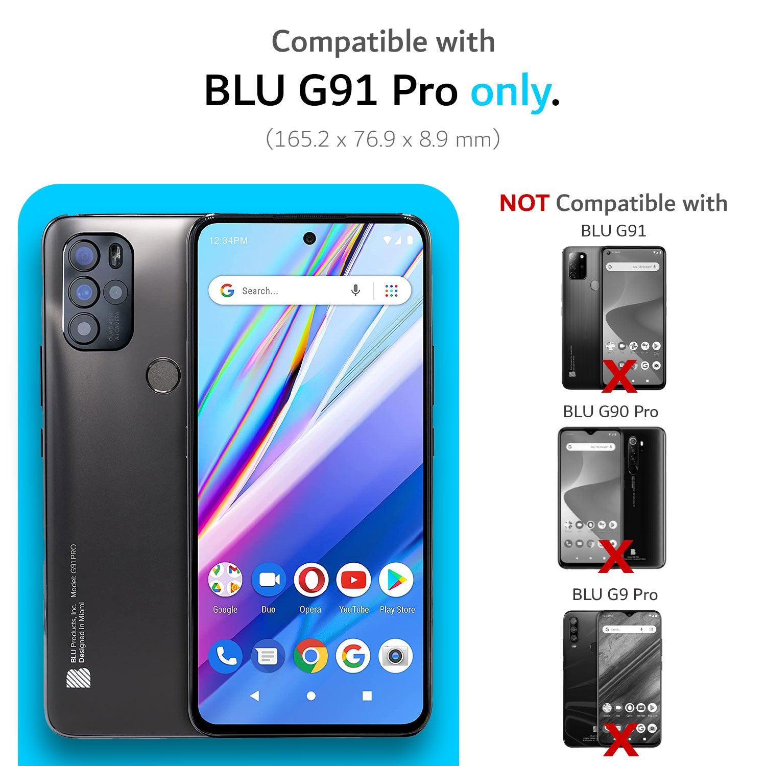 BLU G91 Pro Case MERGE Heavy Duty Dual Layer - TUDIA Products