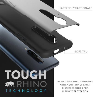 TUDIA Merge Series Heavy Duty Dual Layer Case for OnePlus 7T Pro – Rugged Shockproof Protective Hard Shell